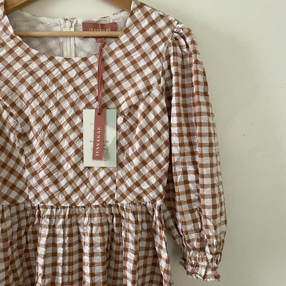Jessakae boutique gingham midi dress
